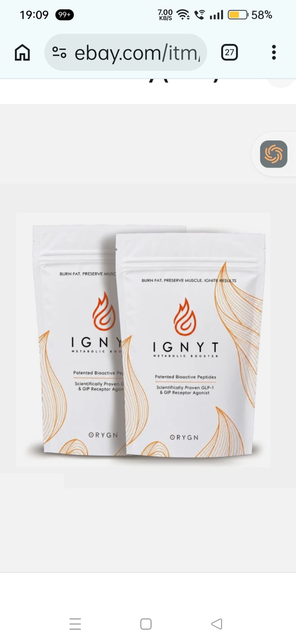 Two IGNYT pouches shown together